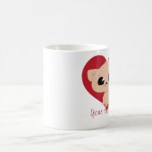 Tasse customisée mignonne de chaton (Centre)