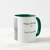 Tasse (customiser-capable) de dahlia de fractale (Devant droit)