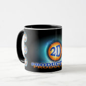 tasse d'a2Dproduction avec la frontière orange (Devant gauche)