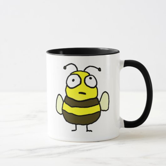 Tasse d'abeille de bande dessinée (Droite)