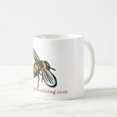 Tasse d'abeille de la publicité de miel (Devant droit)