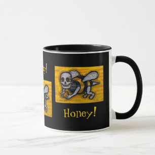 Tasse d'abeille de miel