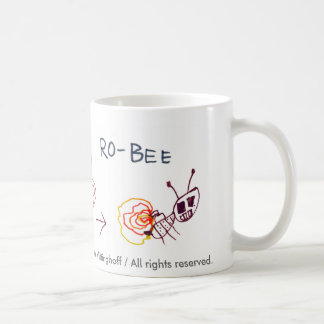 Tasse d'abeille de robot