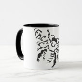 Tasse d'abeille d'EncaustiCamp (Devant gauche)