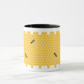 Tasse d'abeilles et de nid d'abeilles (Centre)