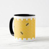 Tasse d'abeilles et de nid d'abeilles (Devant gauche)
