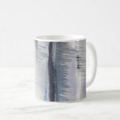 Tasse d'abrégé sur gris bleu (Devant droit)