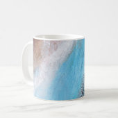 Tasse d'abrégé sur turquoise de Sienne (Devant gauche)