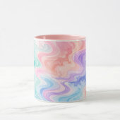 Tasse d'accent Pastel Marble Swirl (Centre)