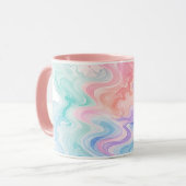 Tasse d'accent Pastel Marble Swirl (Devant gauche)