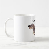 Tasse Dachshund à poil dur (Gauche)