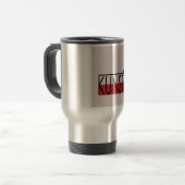 Tasse d'acier inoxydable de KunstVonkun (Devant gauche)