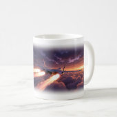 Tasse d'action de poursuite de jet de coucher de s (Devant droit)