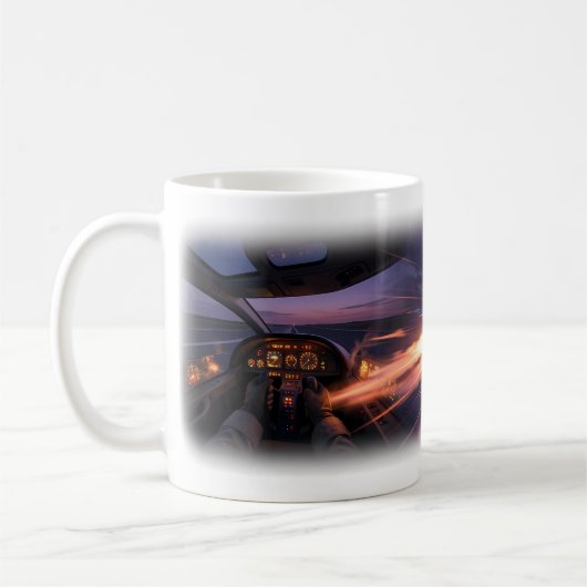 Tasse d'action de poursuite de jet de coucher de s (Gauche)