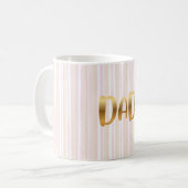 Tasse DAD Or Élégant  (Devant gauche)