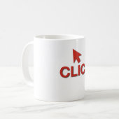 Tasse d'Admin de Bouton-Clic (Devant gauche)