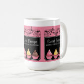 Tasse d'affaires de boulangerie de petit gâteau (Devant droit)