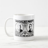 Tasse d'affiche de campagne d'Eugene Debs (Gauche)