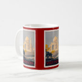 Tasse d'affiche du Taj Mahal - Inde de visite (Devant gauche)