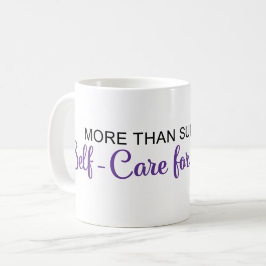 Tasse d'affirmation d'auto-soins (Devant gauche)