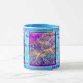 Tasse d'affirmation de libellule peinte par soie (Centre)
