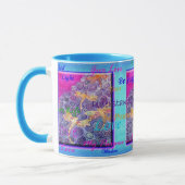 Tasse d'affirmation de libellule peinte par soie (Gauche)