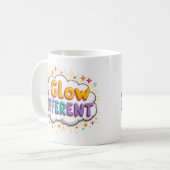 Tasse d'affirmation Je Brille Différemment (Devant gauche)