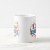 Tasse d'affirmation Je Brille Différemment (Centre)