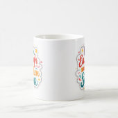 Tasse d'affirmation pastel 'Je Suis Suffisant et E (Centre)