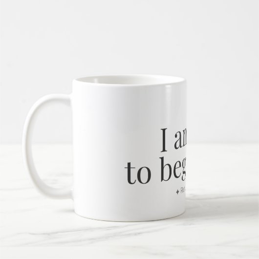 Tasse d'affirmation pour recommencer (Gauche)