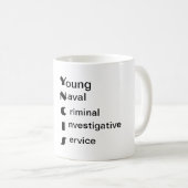 Tasse d'agent spécial de YNCIS (Devant droit)
