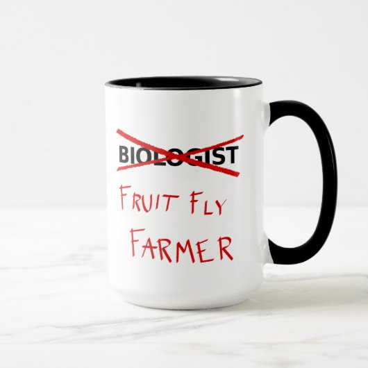 Tasse d'agriculteur de mouche à fruit (Droite)