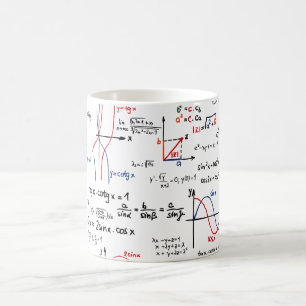 Tasse d'aide-mémoire de maths