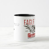 Tasse d'ailes d'Eagle de "serrure et de clé " (Centre)