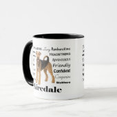 Tasse d'Airedale (Devant gauche)
