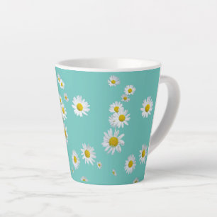 Tasse Daisy Flowers Cust. BC Turqoise Latte
