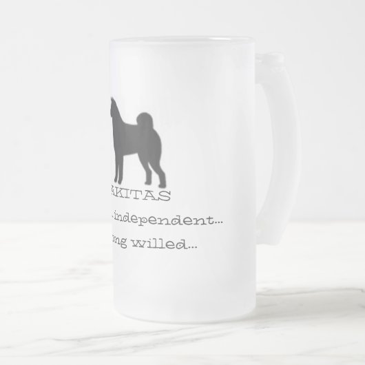 Tasse d'Akita (Devant droit)