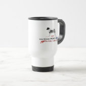 Tasse d'Akita Valentine (Devant droit)