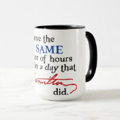 Tasse d'Alexander Hamilton (Devant droit)