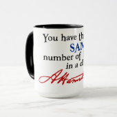 Tasse d'Alexander Hamilton (Devant gauche)