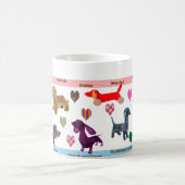 Tasse d'Allsorts de teckel de la tasse de café de (Centre)