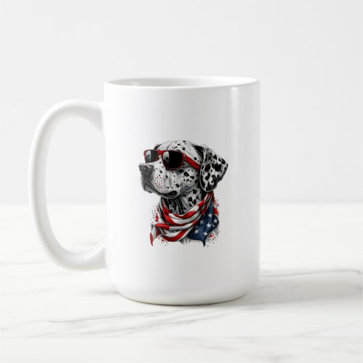 Tasse Dalmatien du 4 Juillet (Gauche)