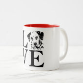 Tasse dalmatienne d'amour (Devant droit)