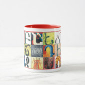 Tasse d'alphabet arménien (Centre)