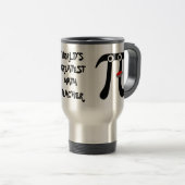 Tasse d'aluminium de professeur de maths du monde (Devant droit)