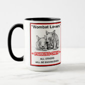 Tasse d'amant de wombat (Gauche)