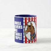 Tasse d'amants de cheval (Centre)