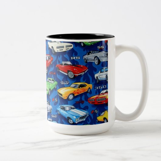 Tasse d'amants de voiture de classiques de voiture (Droit)