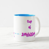 Tasse d'ambition - rose (Devant droit)