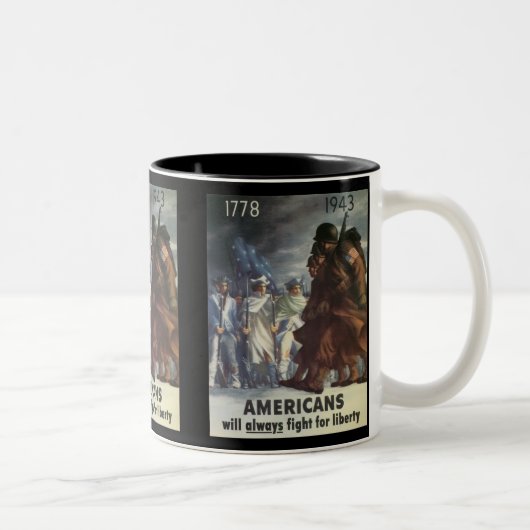 Tasse d'Américains - Première Guerre Mondiale (Droit)